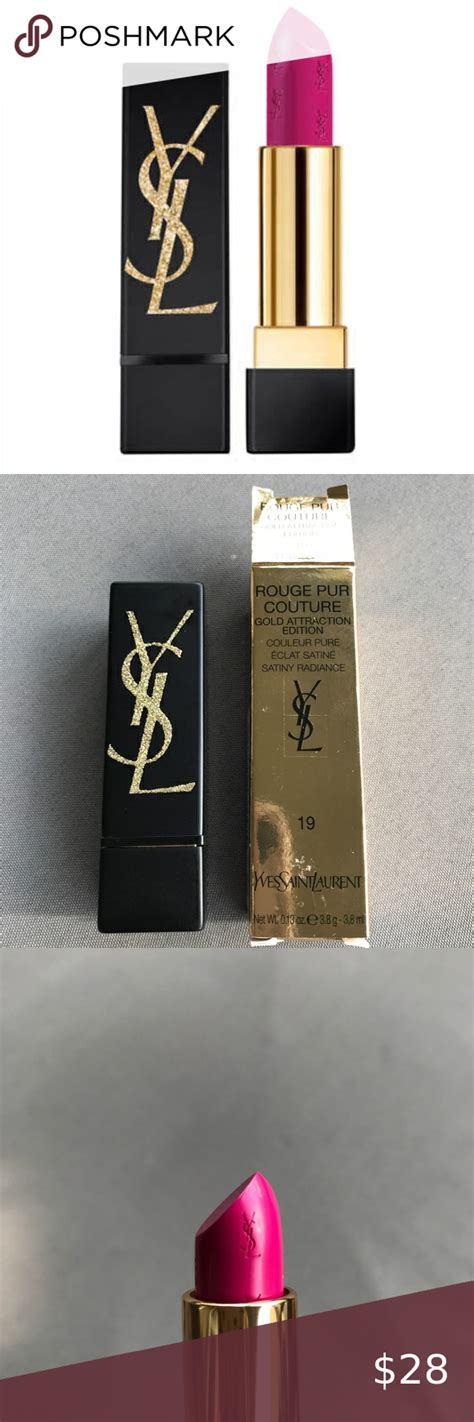 ysl lipstick gold packaging|ysl lipstick sephora.